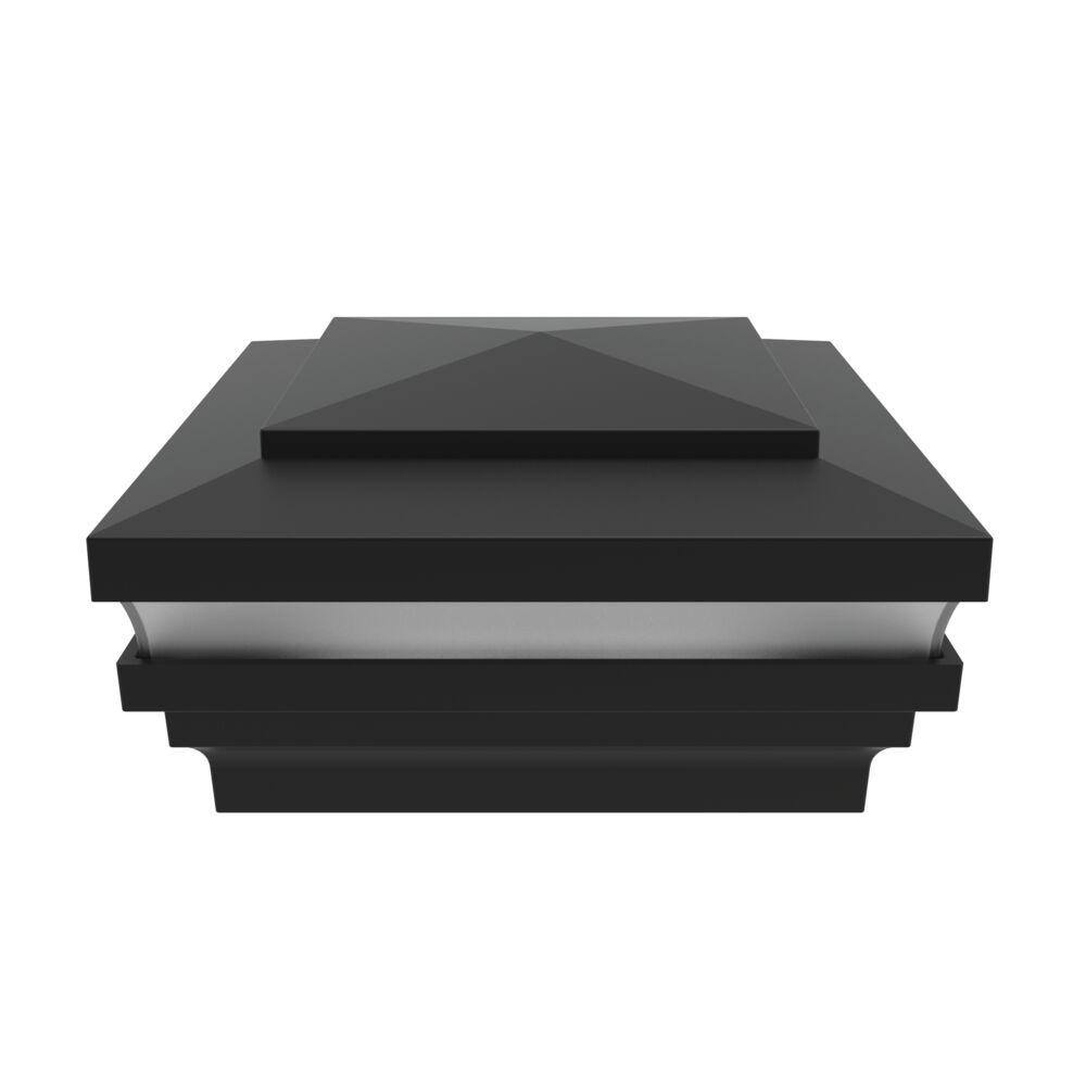 Barrette Outdoor Living 4.25 in. x 4.25 in. Aluminum Wired LED Post Cap MB