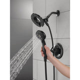 Delta Chamberlain In2ition Matte Black 2-in-1 Shower Faucet with Rough-in Valve