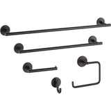 Delta Trinsic 24-in Double Matte Black Wall-Mount Towel Bar