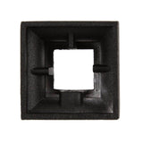 EVERMARK Stair Parts 1/2 in. Matte Black Flat Metal Shoe for Stair Remodel