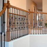 EVERMARK Stair Parts 1/2 in. Matte Black Flat Metal Shoe for Stair Remodel