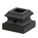 EVERMARK Stair Parts 1/2 in. Matte Black Flat Metal Shoe for Stair Remodel