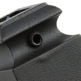 EVERMARK Stair Parts 1/2 in. Matte Black Angled Metal Baluster Shoe for Stair Remodel