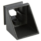 EVERMARK Stair Parts 1/2 in. Matte Black Angled Metal Baluster Shoe for Stair Remodel