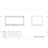 Extreme Tools RX Series 55 in. W x 25 in. D Extreme Power Workstation Hutch 12-Drawer Roller Cab Combo in Matte Black