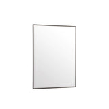 James Martin Vanities Rohe 30" x 40" Matte Black Rectangular Vanity Mirror