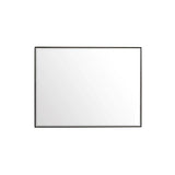 James Martin Vanities Rohe 30" x 40" Matte Black Rectangular Vanity Mirror