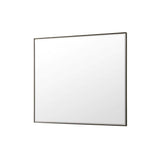James Martin Vanities Rohe 48" x 40" Matte Black Rectangular Vanity Mirror