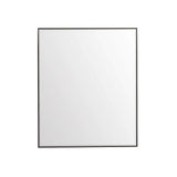 James Martin Vanities Rohe 48" x 40" Matte Black Rectangular Vanity Mirror