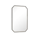 James Martin Vanities Rohe 24" x 36" Matte Black Bathroom Vanity Mirror