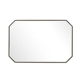 James Martin Vanities Rohe 24" x 36" Matte Black Bathroom Vanity Mirror