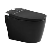 LORDEAR 1-Piece Smart Bidet Toilet with Digital Display in Matte Black