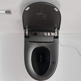 LORDEAR Smart Bidet Toilet with Digital Display, Dual Flush, Matte Black