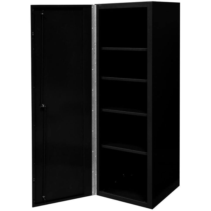 Extreme Tools DX 19 in. W x 21 in. D 4-Shelf Side Tool Chest Locker in Matte Black with Black Handles