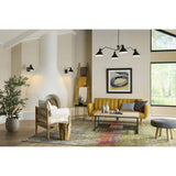 Progress Lighting Trimble Collection 4-Light Matte Black Chandelier
