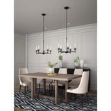 Progress Lighting Zombra 24 in. 5-Light Matte Black Chandelier