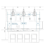Progress Lighting Arya 8-Light Matte Black Luxe Linear Chandelier