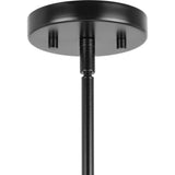 Progress Lighting Arya 8-Light Matte Black Luxe Linear Chandelier