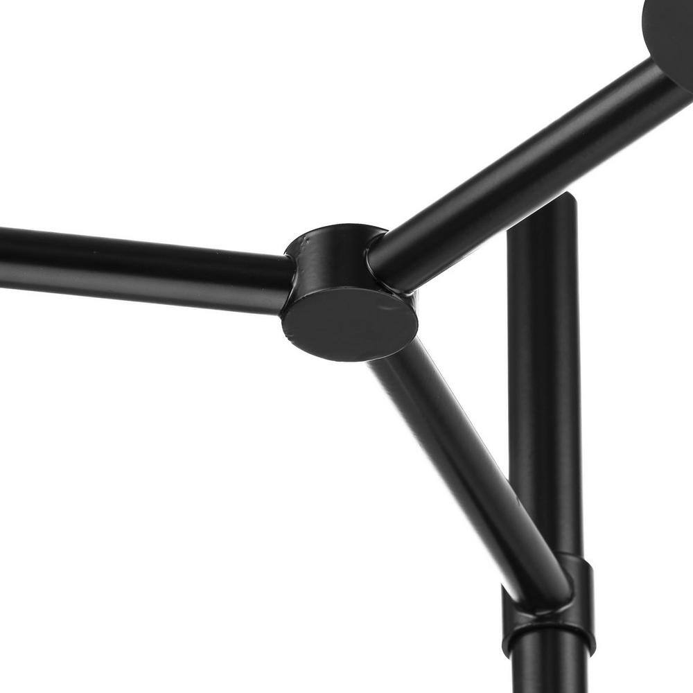 Progress Lighting Arya 12-Light Matte Black Luxe Chandelier