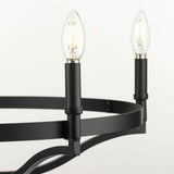 Progress Lighting Canaan 24 in. 5-Light Matte Black Urban Industrial Chandelier