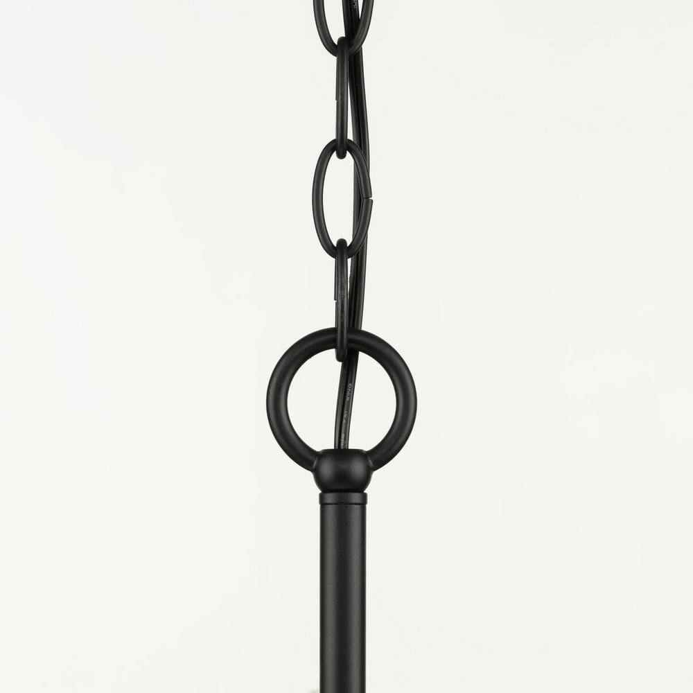 Progress Lighting Canaan 24 in. 5-Light Matte Black Urban Industrial Chandelier