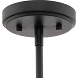 Progress Lighting Tosca Collection 6-Light Matte Black Modern Luxe Chandelier