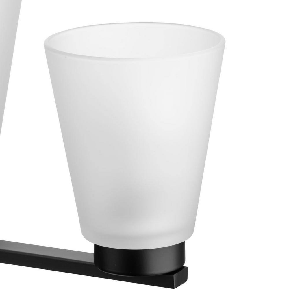 Progress Lighting Tanner Collection 5-Light Matte Black Transitional Chandelier