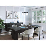 Progress Lighting Tanner Collection 5-Light Matte Black Transitional Chandelier