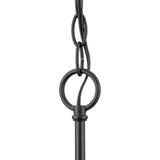 Progress Lighting Tanner Collection 5-Light Matte Black Transitional Chandelier
