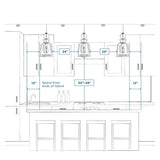Progress Lighting Kellwyn 4-Light Matte Black Clear Glass Transitional Foyer Chandelier Light