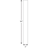 Progress Lighting Black 7 ft. Exterior Lamp Post