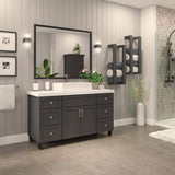 Richelieu 3-15/16 in. Matte Black Metal Square Furniture Leg with Leveling Glide (4-Pack)