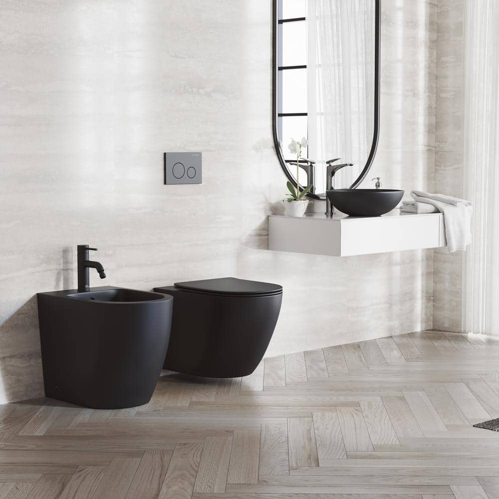 Swiss Madison St. Tropez Elongated Bidet in Matte Black