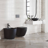 Swiss Madison St. Tropez Elongated Bidet in Matte Black