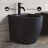 Swiss Madison St. Tropez Elongated Bidet in Matte Black