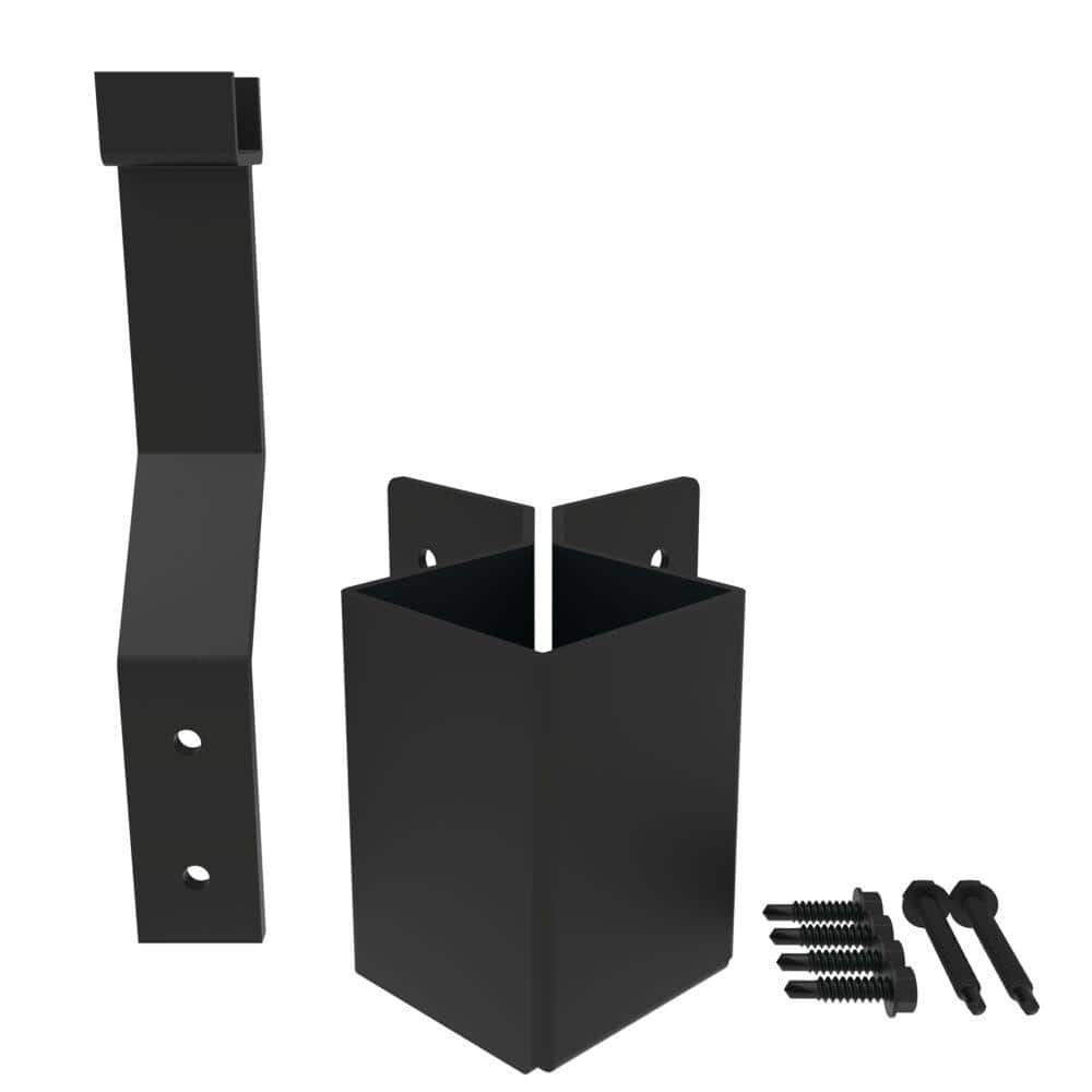 Veranda Aluminum Rail Fascia Mount Out Corner Bracket MB