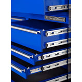Extreme Tools RX Series 72 in. W x 25 in. D 19-Drawer Matte Black Rolling Tool Cabinet with 150 lbs. Slides and Black Drawer Pulls