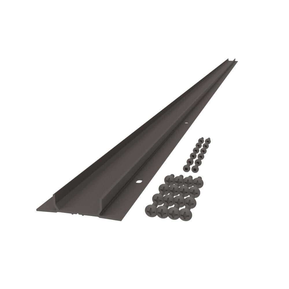 VersaRail 8 ft. Matte Bronze Aluminum Rail Deck Board Adapter