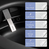 UPIKER 12 in 1-Piece 1.28 GPF Elongated Toilet in Matte Black with Heated Seat and Auto Flush