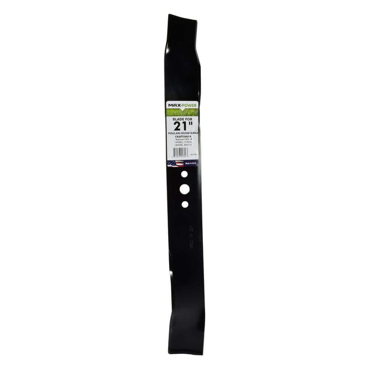 MaxPower 331737B Mulching Blade for 21 in. Cut Craftsman, Husqvarna & Poulan Mowers – Replaces OEM 532159267, 532165833, 532175064 and More