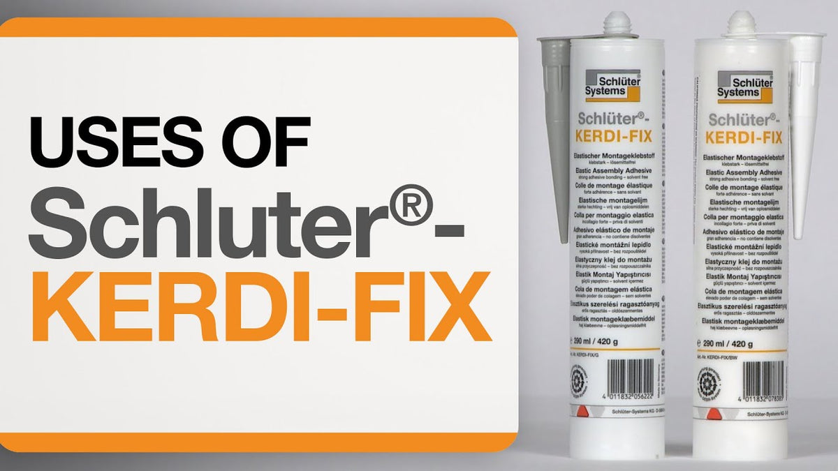 Schluter Systems KERDI-FIX 9.81-fl oz White Sealing & Bonding Compound, Squeeze Bottle/Cartridge