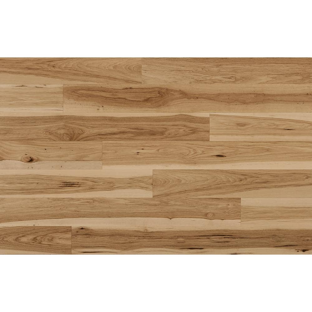 ASPEN FLOORING Meadow Hickory 9/16 in T x 8.66 in. W Tongue and Groove Wire Brushed Engineered Hardwood Flooring (31.25 sqft/case)