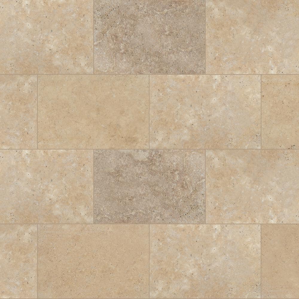 MSI Mediterranean Walnut 2 cm. x 16 in. x 24 in. Tumbled Travertine Paver Tile (40.05 sq. ft./Pallet)