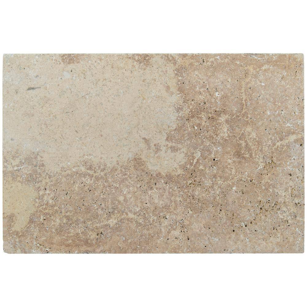 MSI Mediterranean Walnut 2 cm. x 16 in. x 24 in. Tumbled Travertine Paver Tile (40.05 sq. ft./Pallet)
