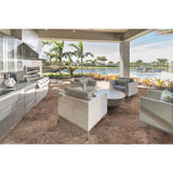 MSI Mediterranean Walnut Pattern 24 in. x 24 in. x 0.39 in. Honed Travertine Floor and Wall Tile (80 sq. ft./pallet)