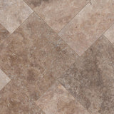 MSI Mediterranean Walnut 10 Piece Tumbled Travertine Paver Kit (30 Kits / 480 sq. ft. / pallet)