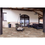 MSI Mediterranean Walnut 10 Piece Tumbled Travertine Paver Kit (30 Kits / 480 sq. ft. / pallet)
