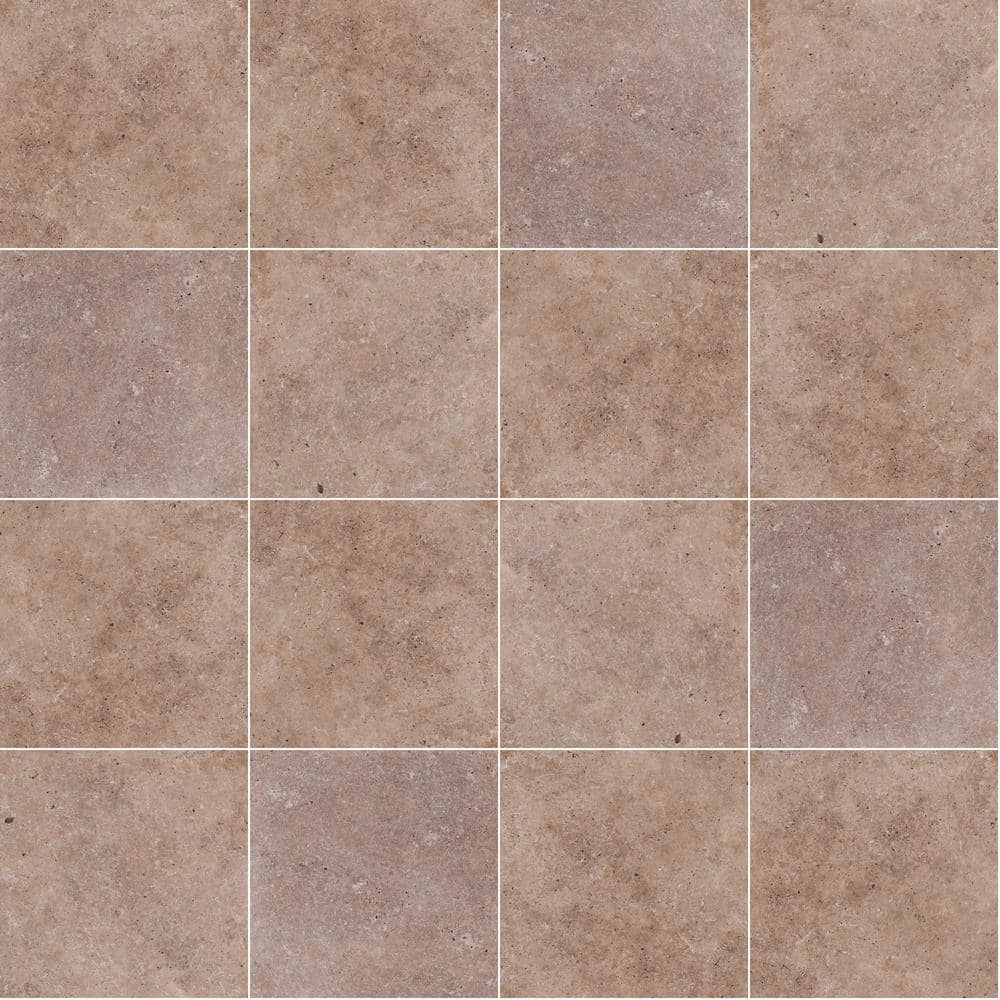MSI Mediterranean Walnut 2 cm. x 16 in. x 16 in. Tumbled Travertine Paver Tile (106.8 sq. ft./Pallet)