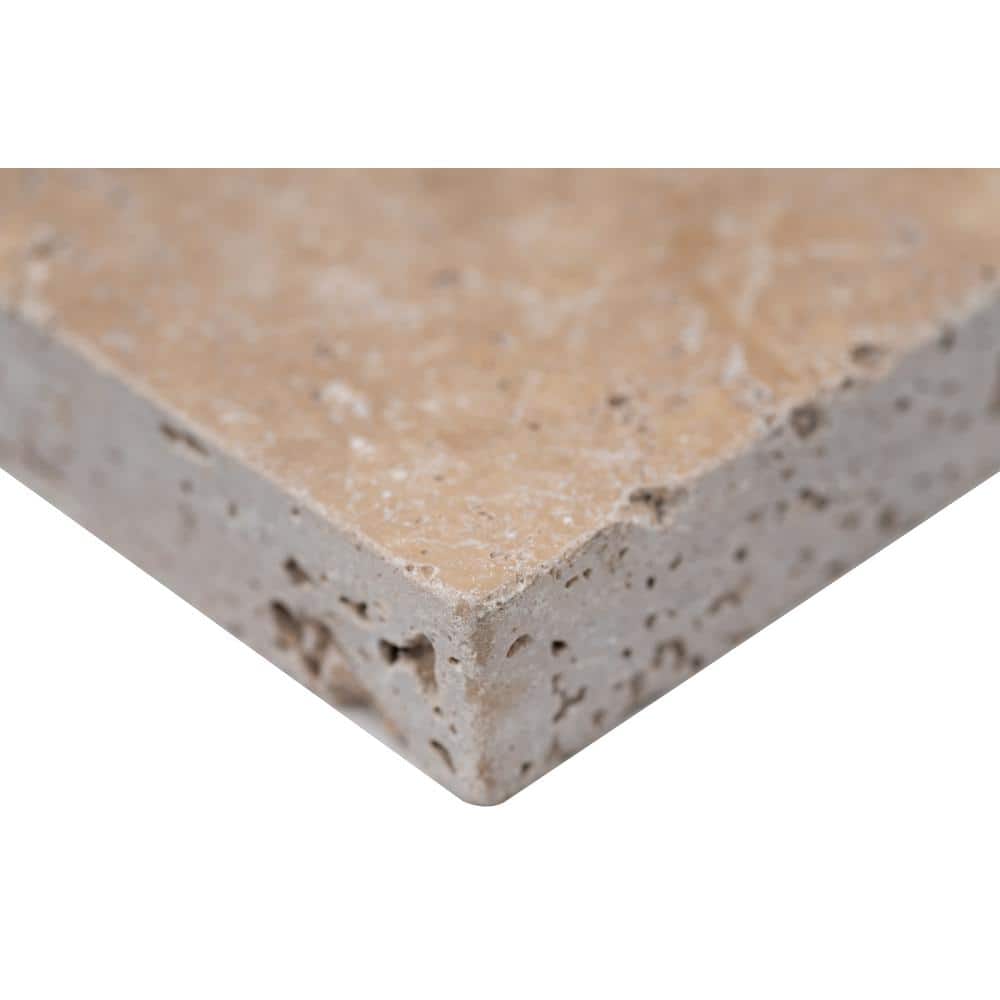 MSI Mediterranean Walnut 2 cm. x 16 in. x 24 in. Tumbled Travertine Paver Tile (160.2 Sq. Ft./Pallet)