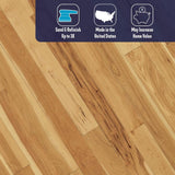 Bruce Plano Natural Hickory 3/4 in. T x 5 in. W Smooth Solid Hardwood Flooring (23.5 sq.ft./ctn)